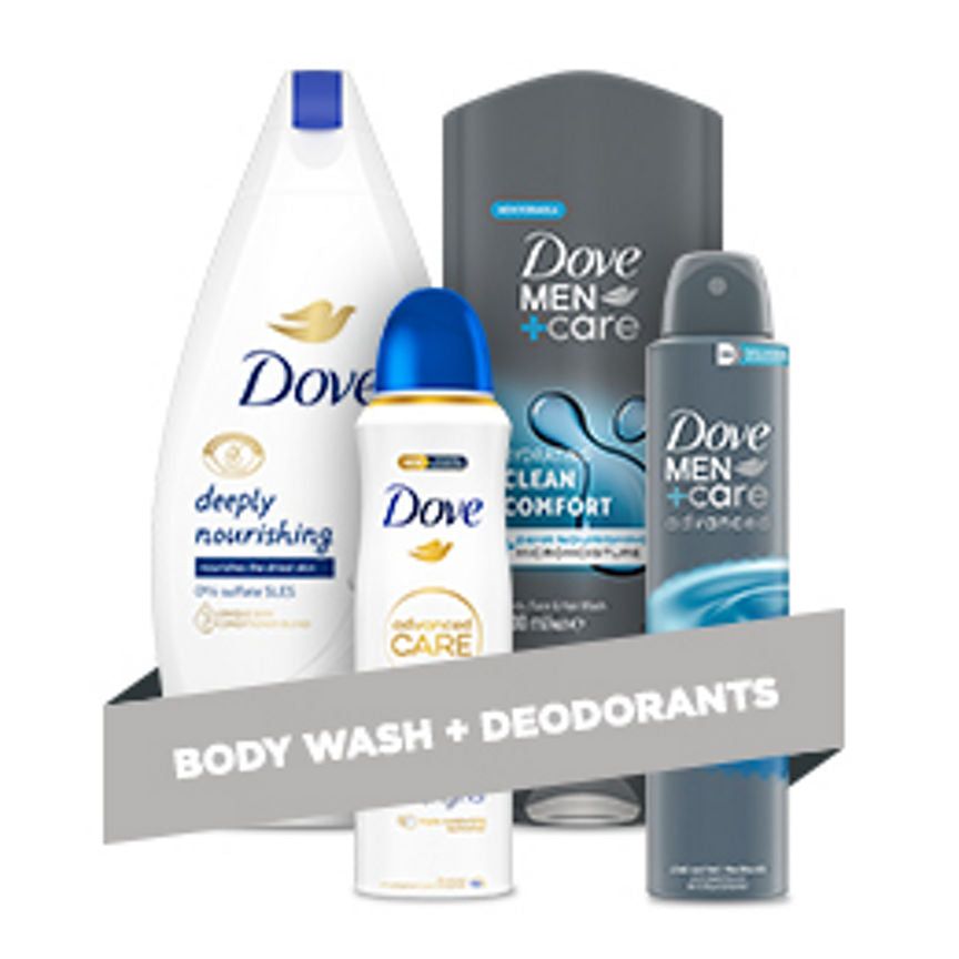 Dove His & Her Shower Gel & Deodorant Bundle GOODS ASDA   