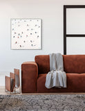 Gallery Direct Downhill Travel Square Framed Canvas Art 80cm x 80cm - British product