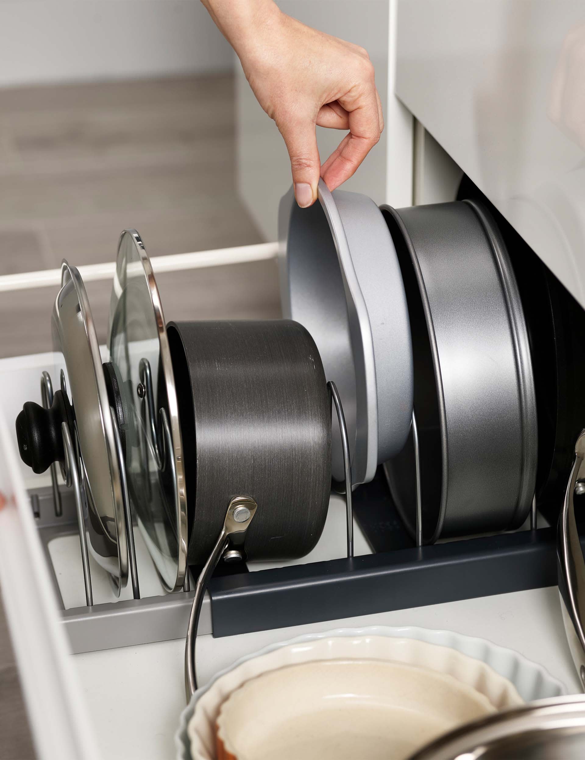 Joseph Joseph DrawerStore Expanding Cookware Organiser - British product