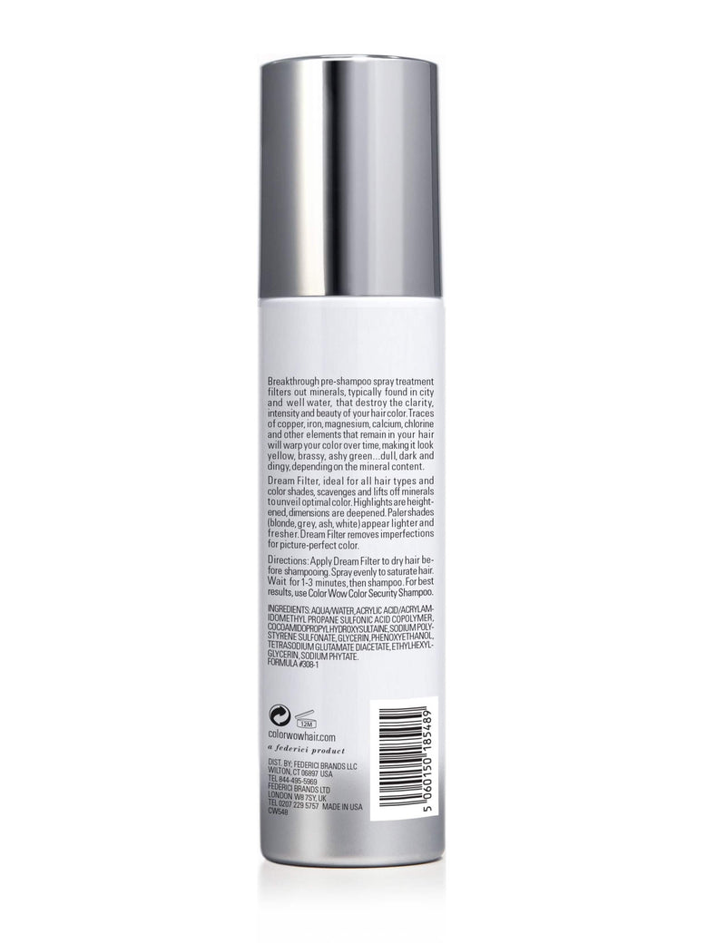 Pre-shampoo mineral remover spray for hair 200ml - British product