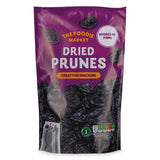 Dried prunes, imported from the UK