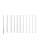 Reusable Metal Drinking Straws Curved or Straight