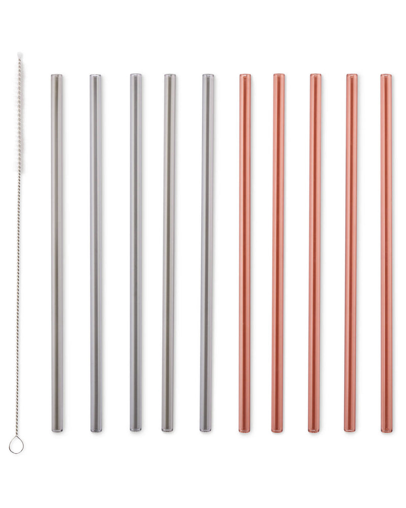Reusable Metal Drinking Straws Curved or Straight