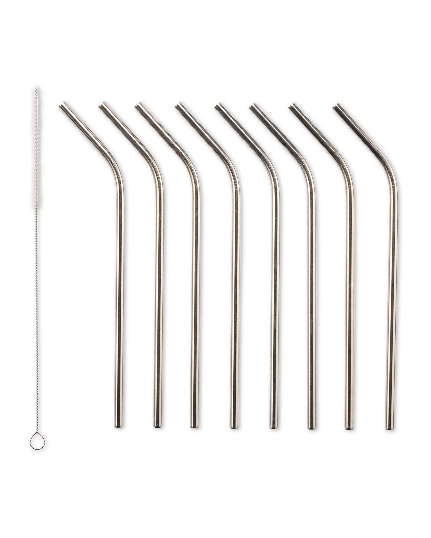Reusable Metal Drinking Straws Curved or Straight