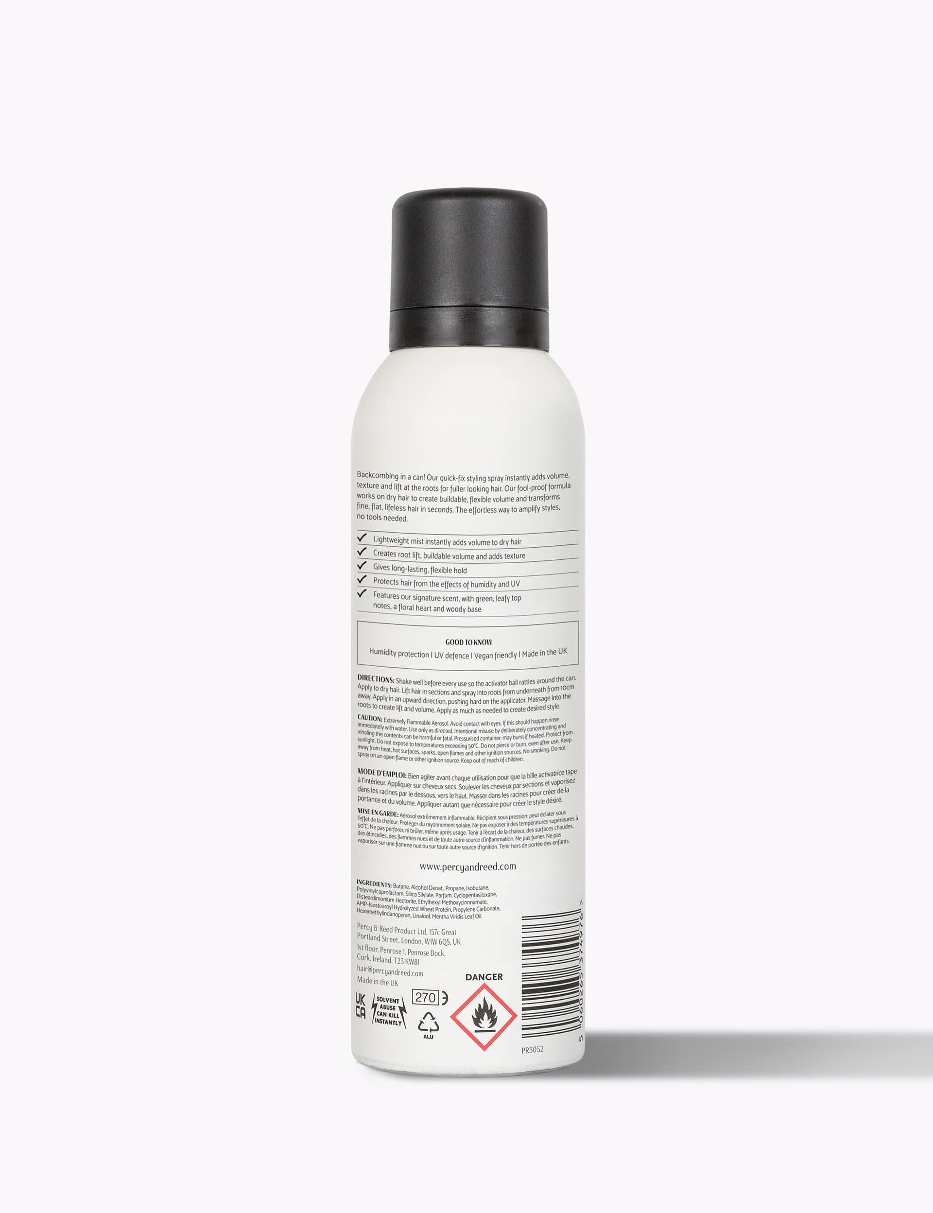 Percy & Reed dry volumising spray 200ml (British brand)
