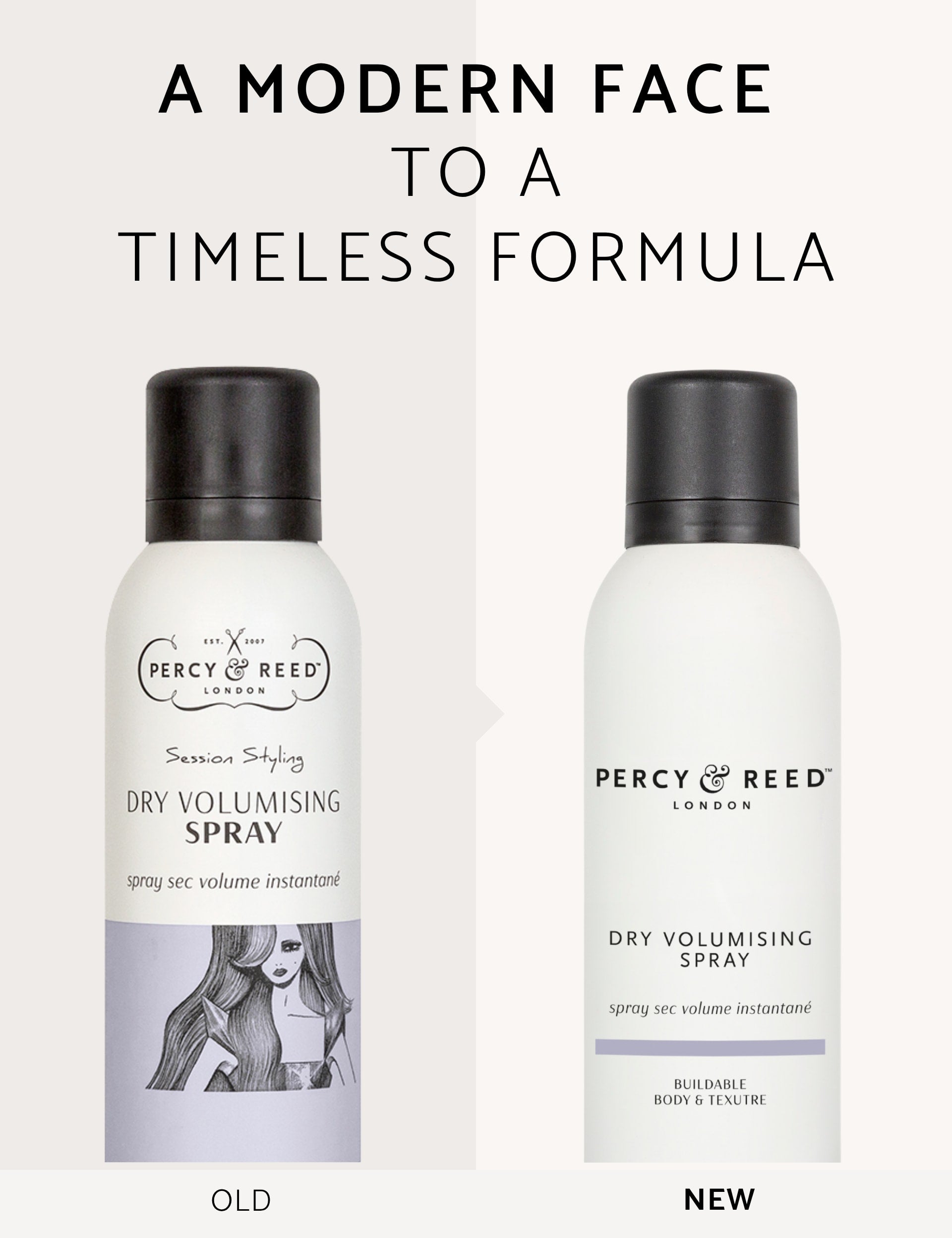 Percy & Reed dry volumising spray 200ml (British brand)