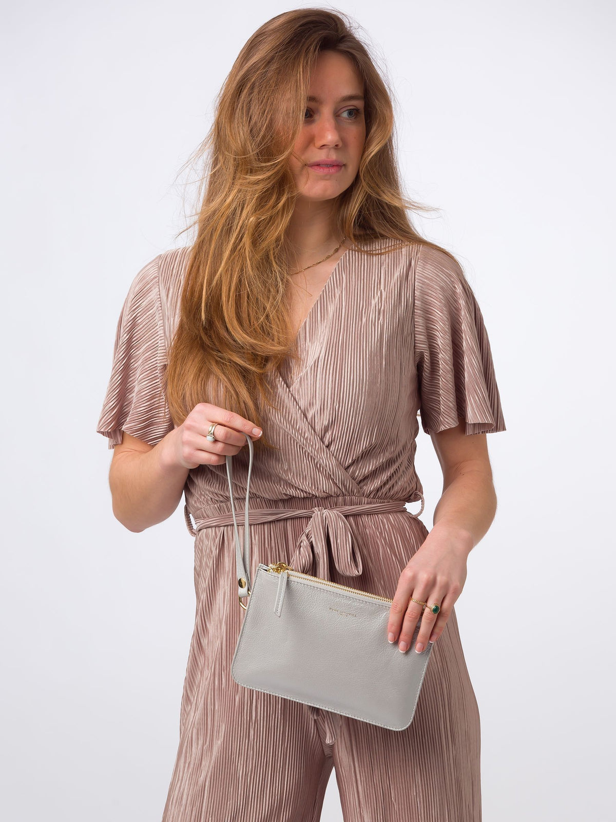 Pure Luxuries London Addison Nappa Leather Clutch Bag