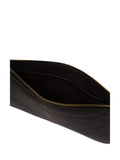 Pure Luxuries London black Wilmslow Nappa leather clutch bag - British product