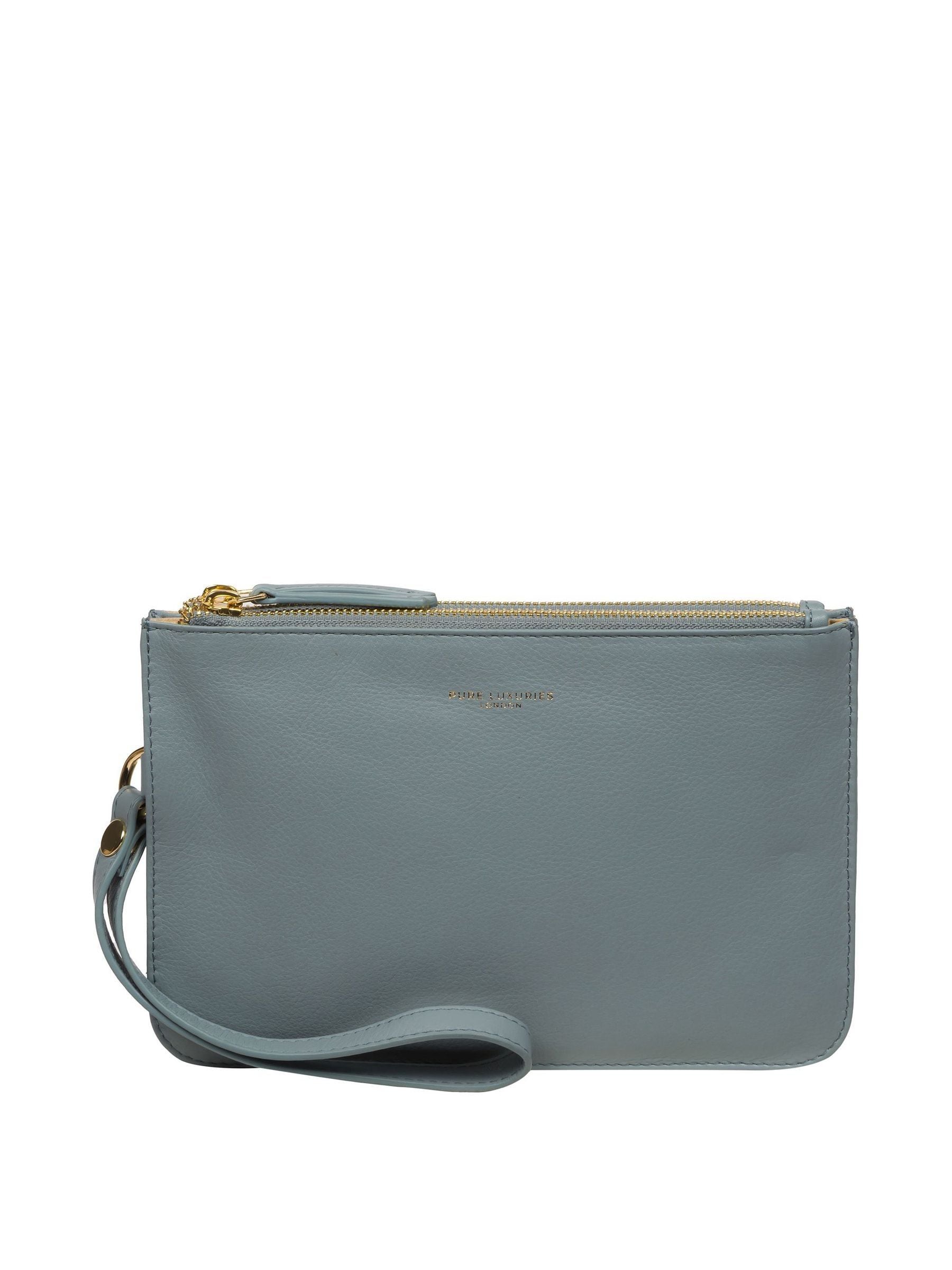 Pure Luxuries London Addison Nappa Leather Clutch Bag