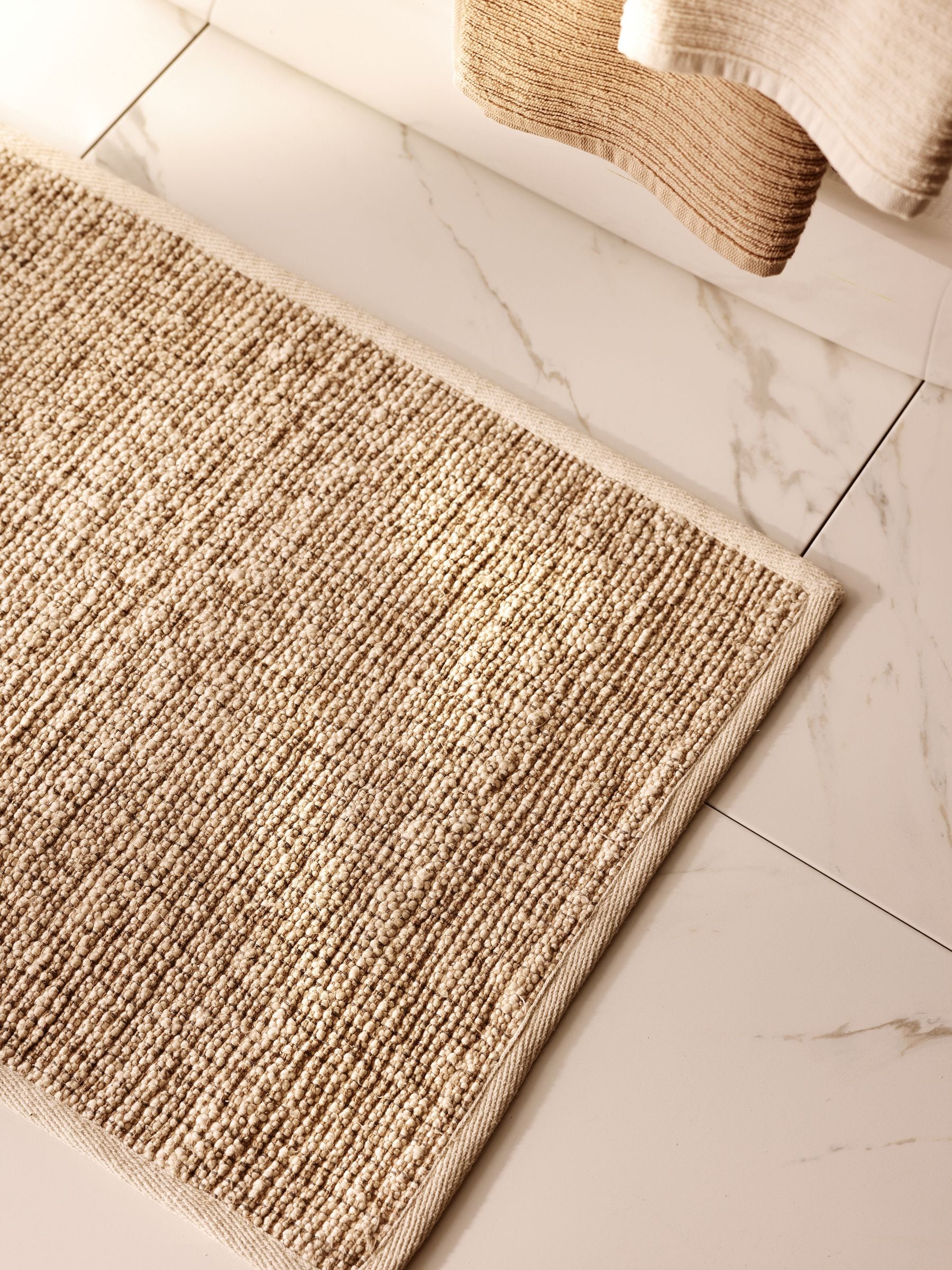 Natural N. cotton bath mat 60x90cm - British product