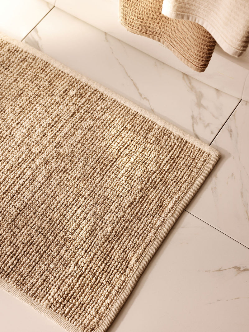 Natural N. cotton bath mat 60x90cm - British product