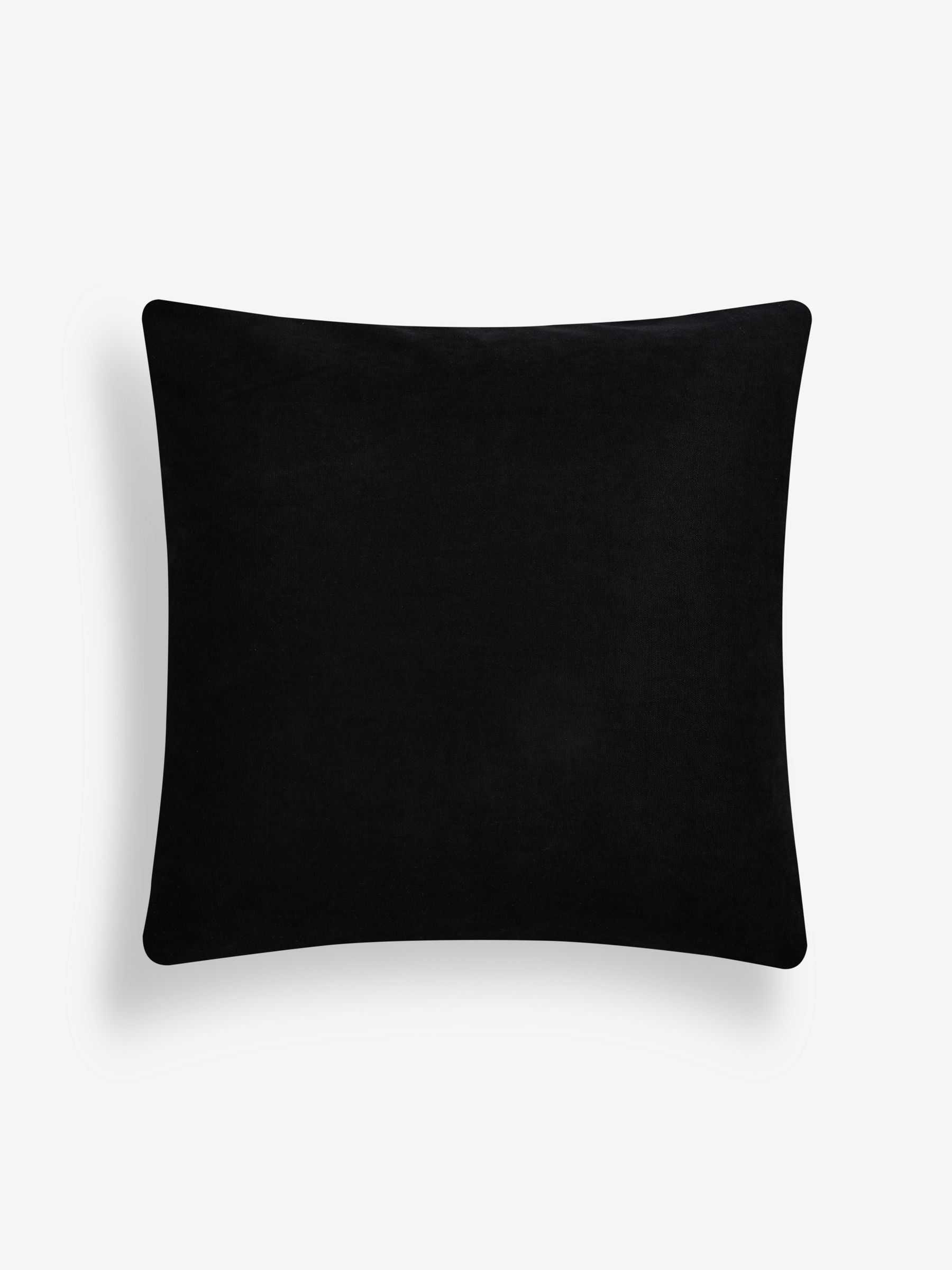 Monochrome geometric jacquard cushion 50x50cm (British brand)