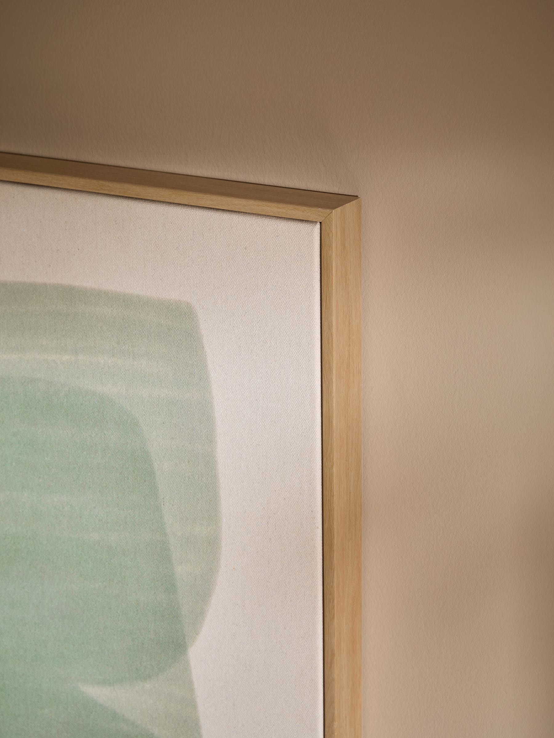 MADE.COM Turquoise Abstract Canvas Wall Art 70cm x 50cm, imported from the UK