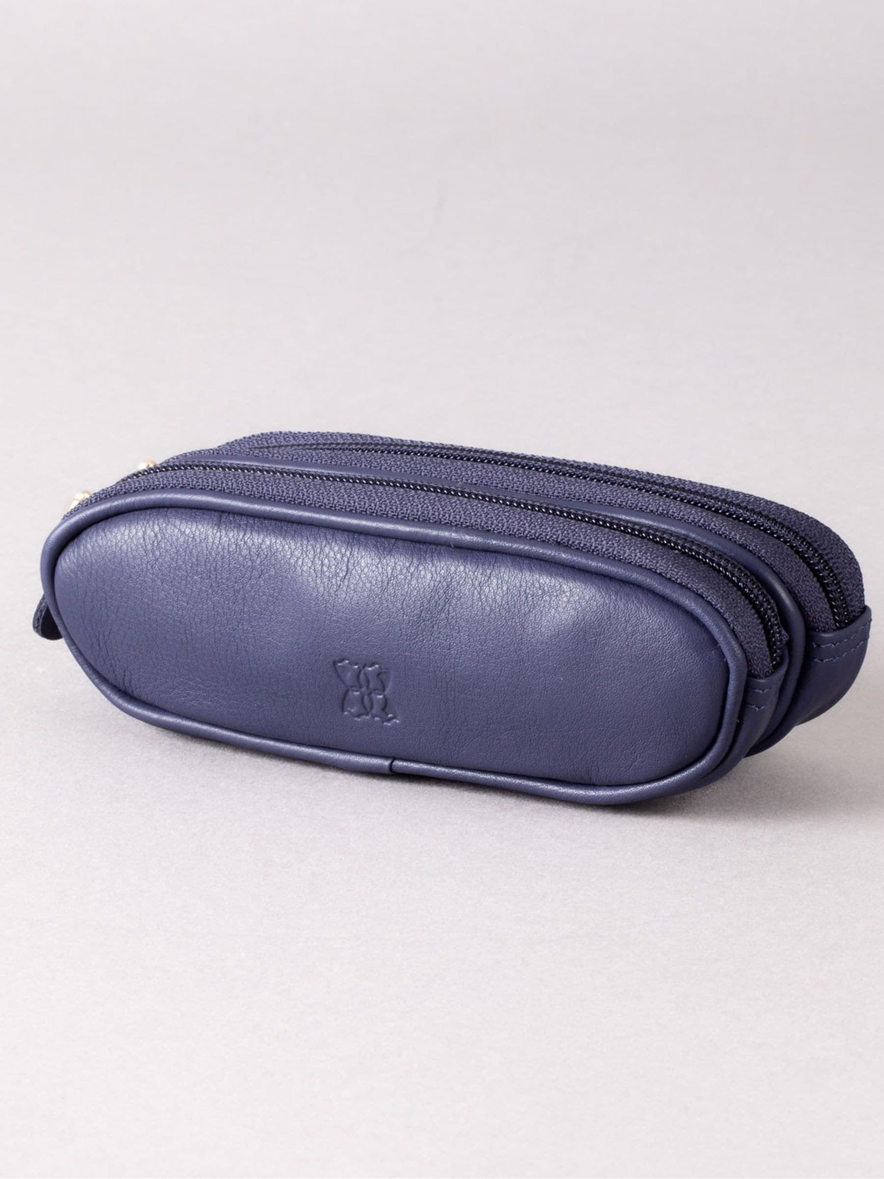 Lakeland Leather Mauve Double Glasses Case