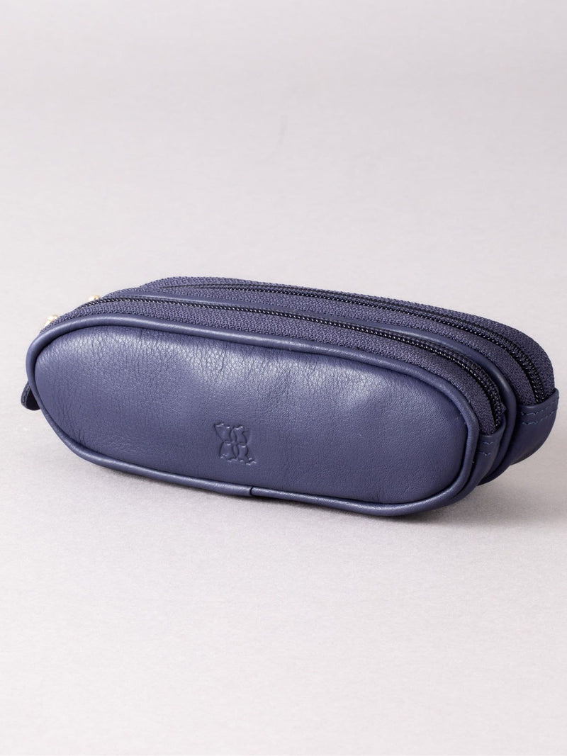 Lakeland Leather Mauve Double Glasses Case