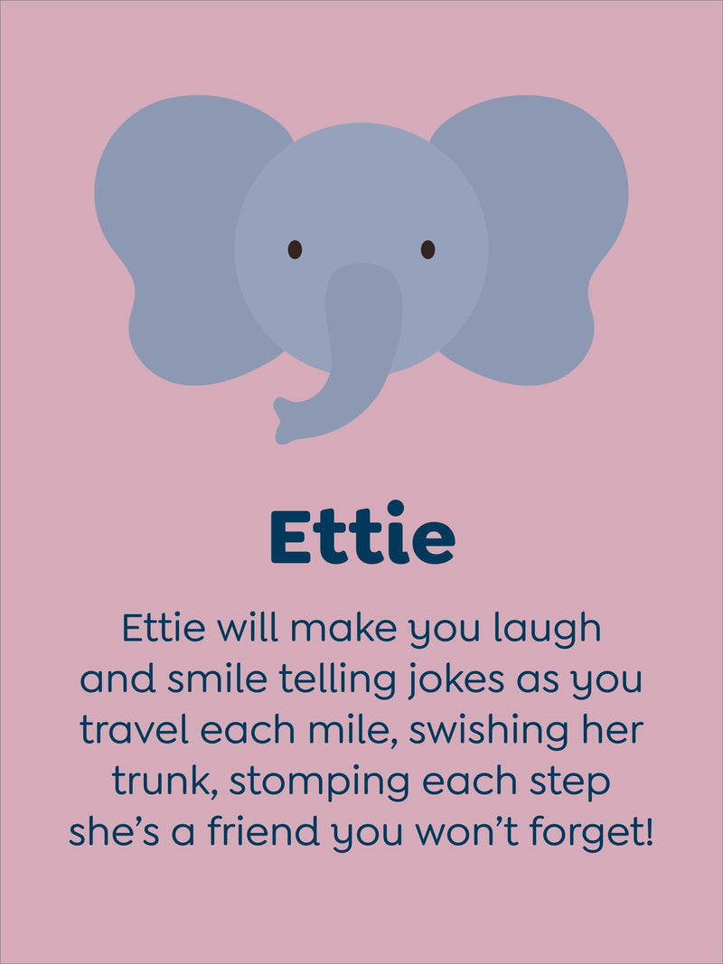 JoJo Maman Bébé Ettie Elephant soft toy plushie small - British product