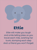 JoJo Maman Bébé Ettie Elephant soft toy plushie small - British product
