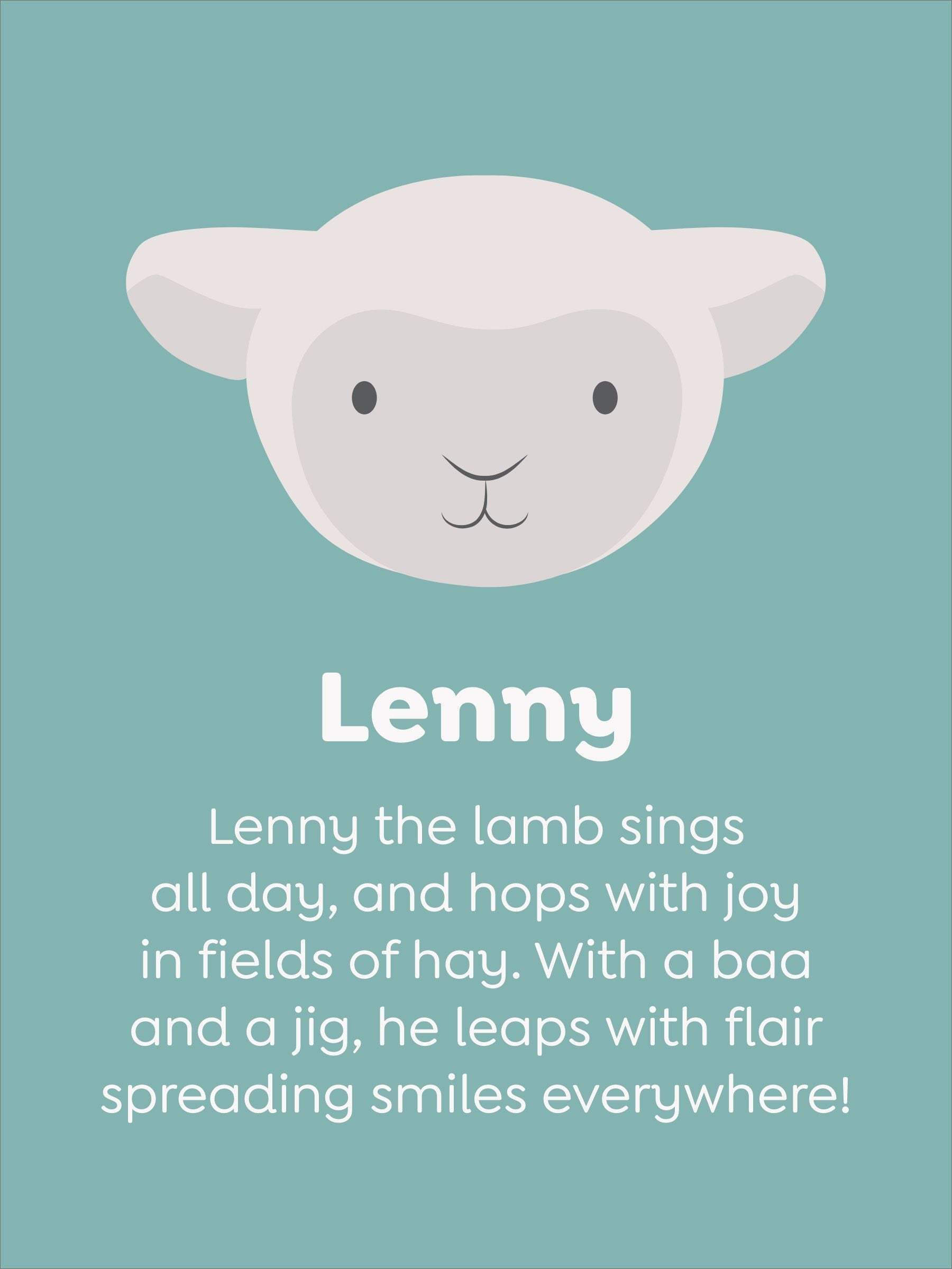 JoJo Maman Bébé Lenny Lamb soft toy plushie small - British product