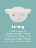 JoJo Maman Bébé Lenny Lamb soft toy plushie small - British product