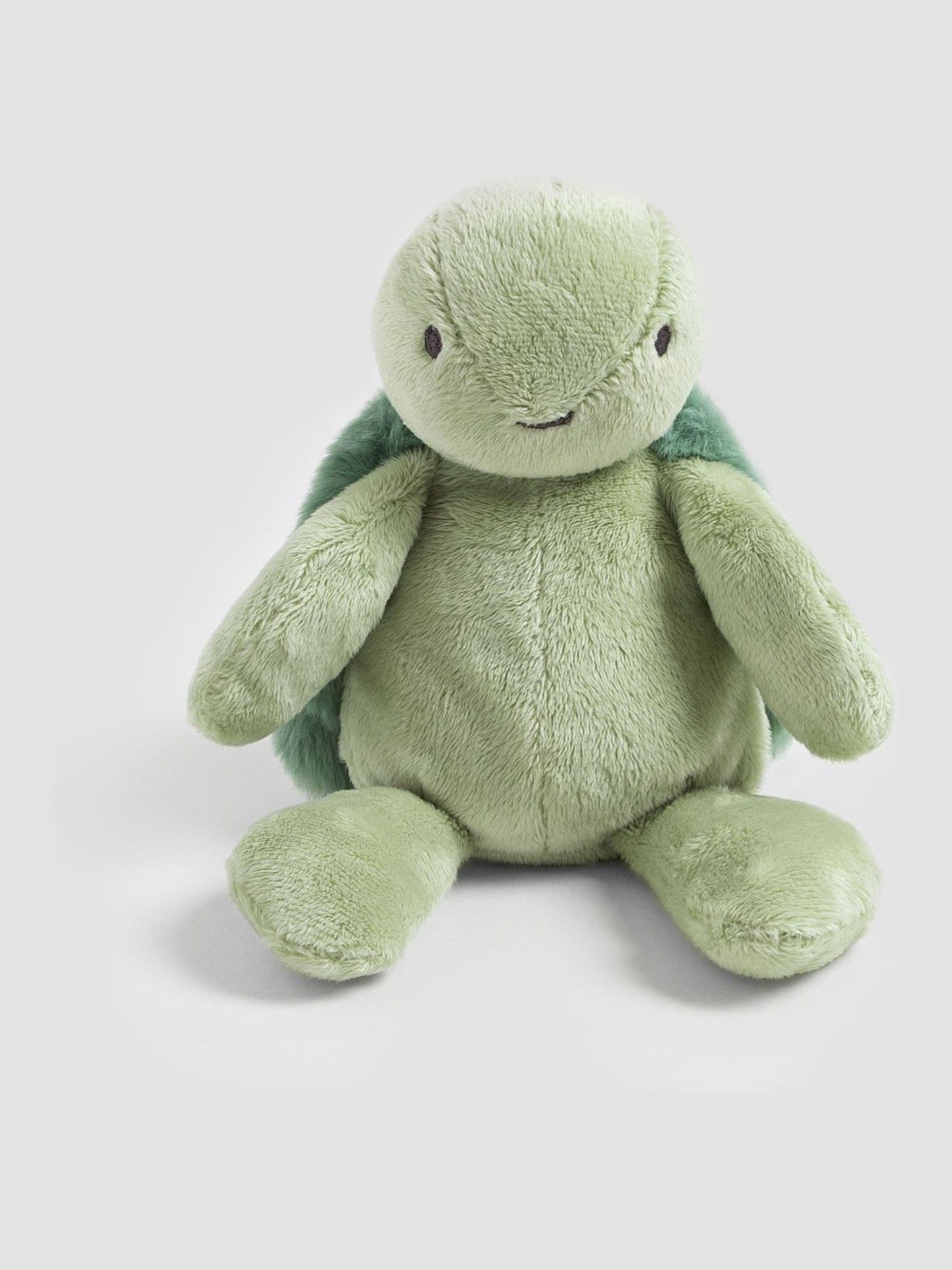 JoJo Maman Bébé green Toto Turtle soft toy small - British product