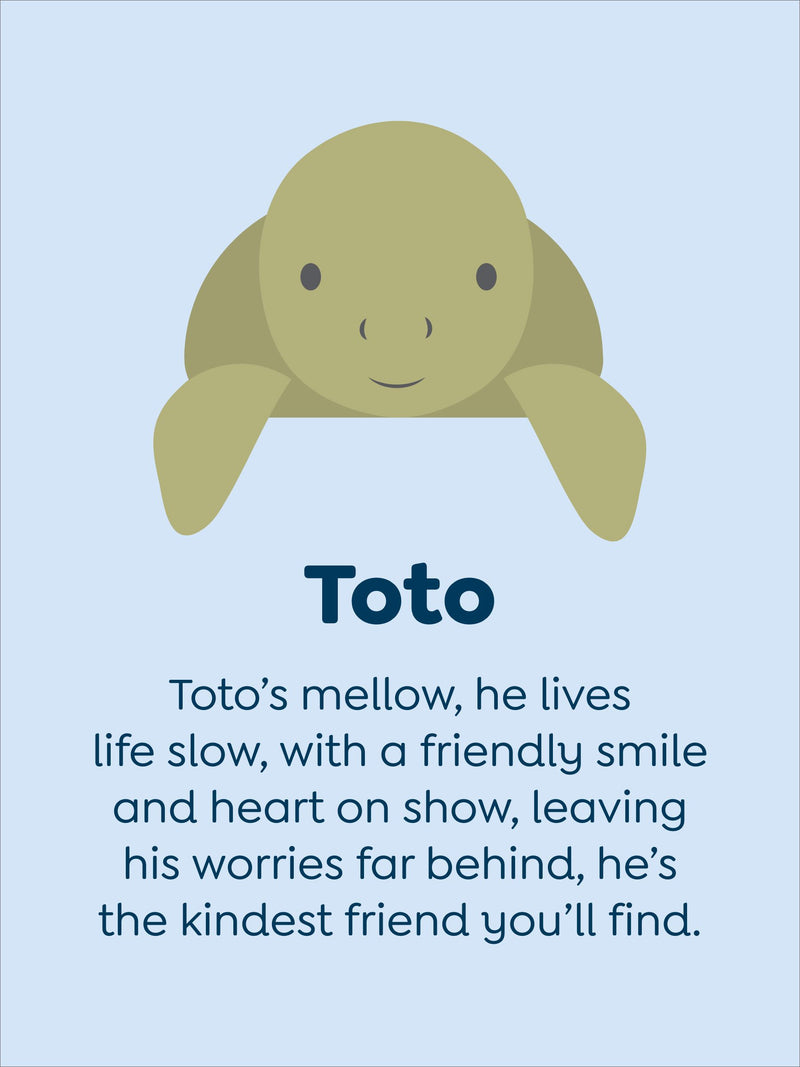 JoJo Maman Bébé green Toto Turtle soft toy small - British product