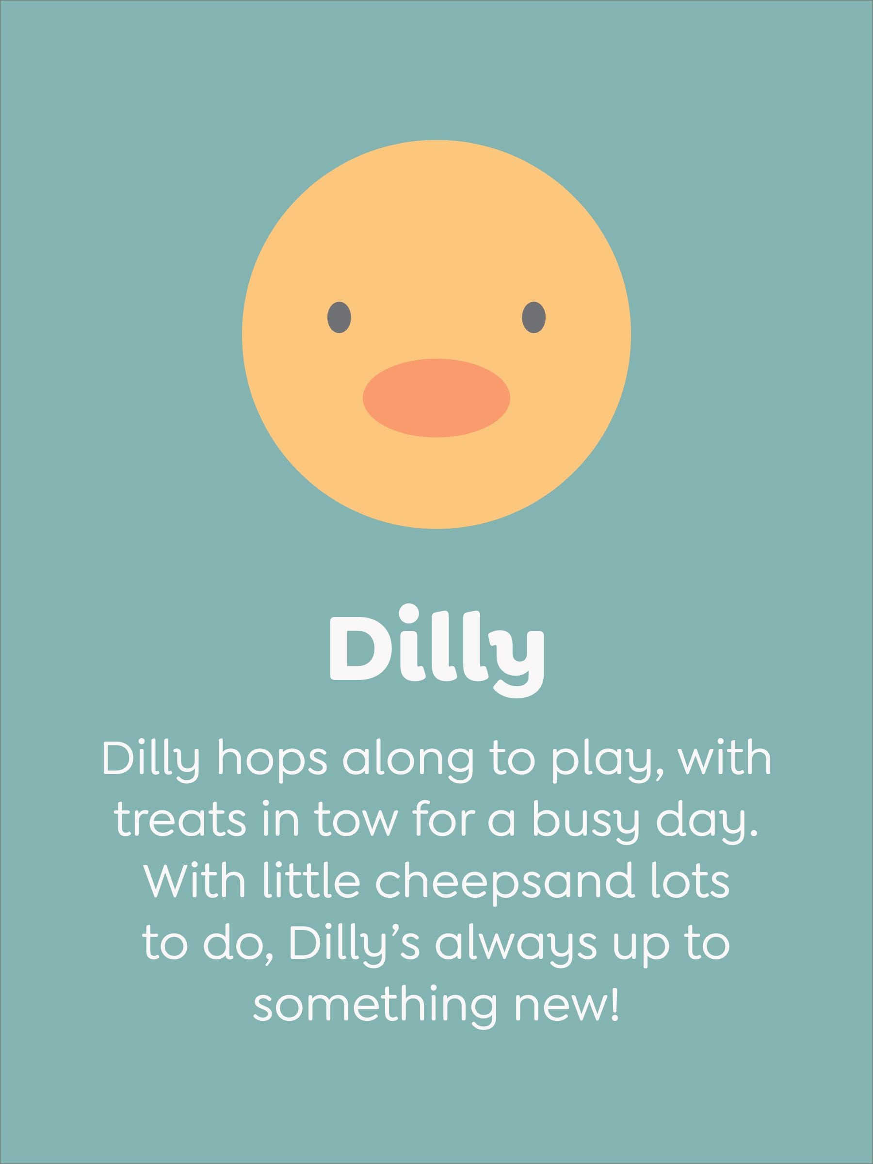 JoJo Maman Bébé Dilly Chick plushie (British brand)