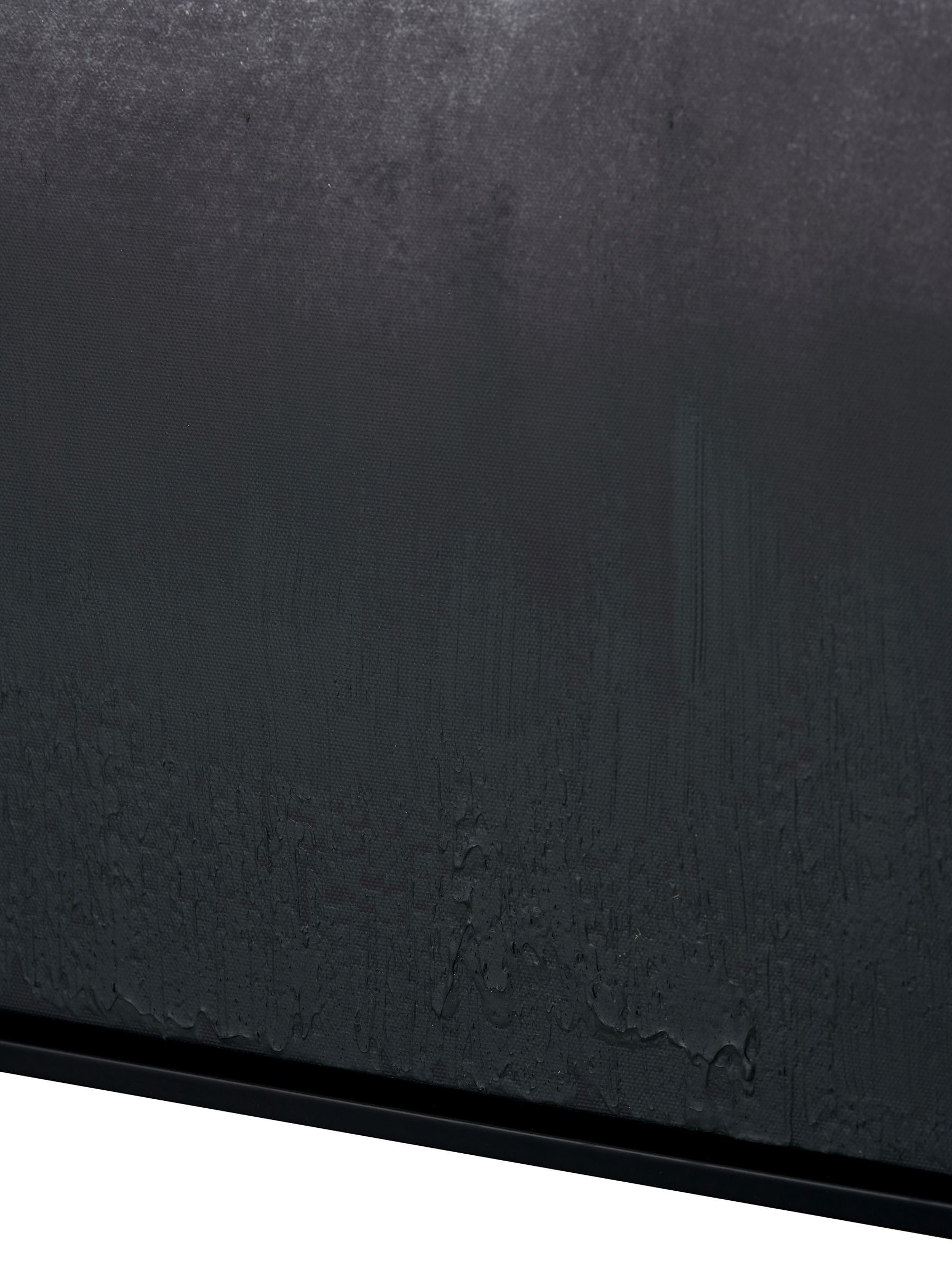 Monochrome abstract square canvas with black frame 80cm x 80cm, imported from the UK