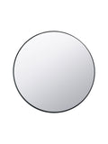 Pacific Black Slim Frame round wall mirror Medium, imported from the UK