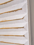 Pacific Gold Metal Sunburst Wall Art 100cm, imported from the UK