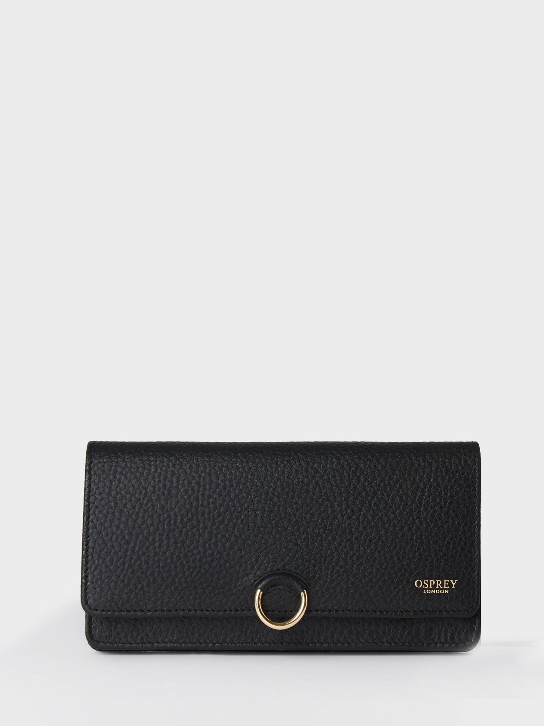 Osprey London Black The Harper Matinee Purse