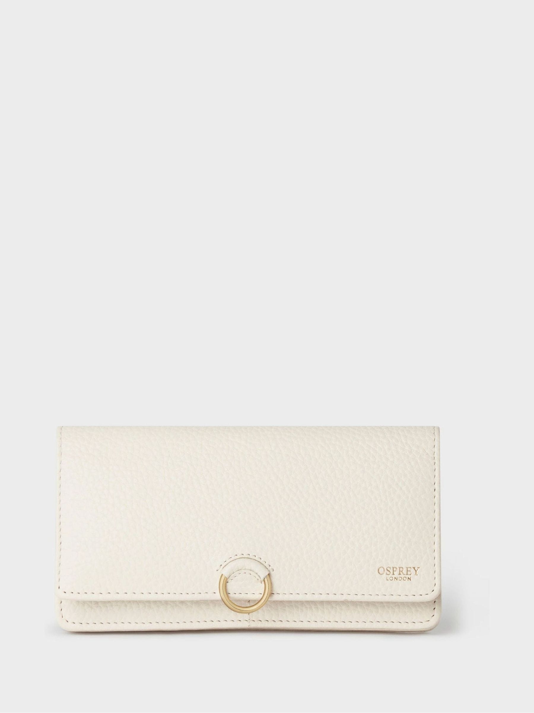 Osprey London White The Harper Matinee Purse