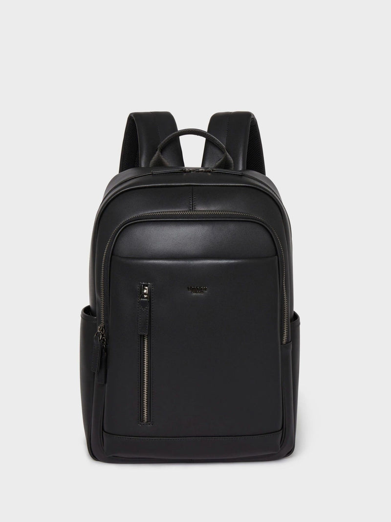 Osprey London Hudson black leather backpack, imported from the UK