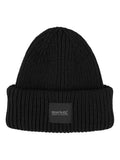 Regatta black fisherman beanie hat, imported from the UK
