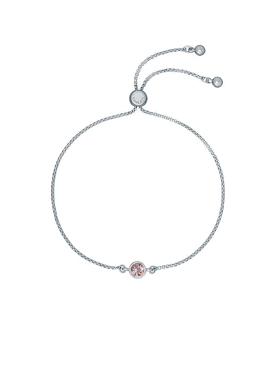 Next Ted Baker Vintage Rose Crystal Adjustable Bracelet Silver Tone- Buy online at McGrocer