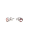 Ted Baker silver tone rose stud earrings (British brand)