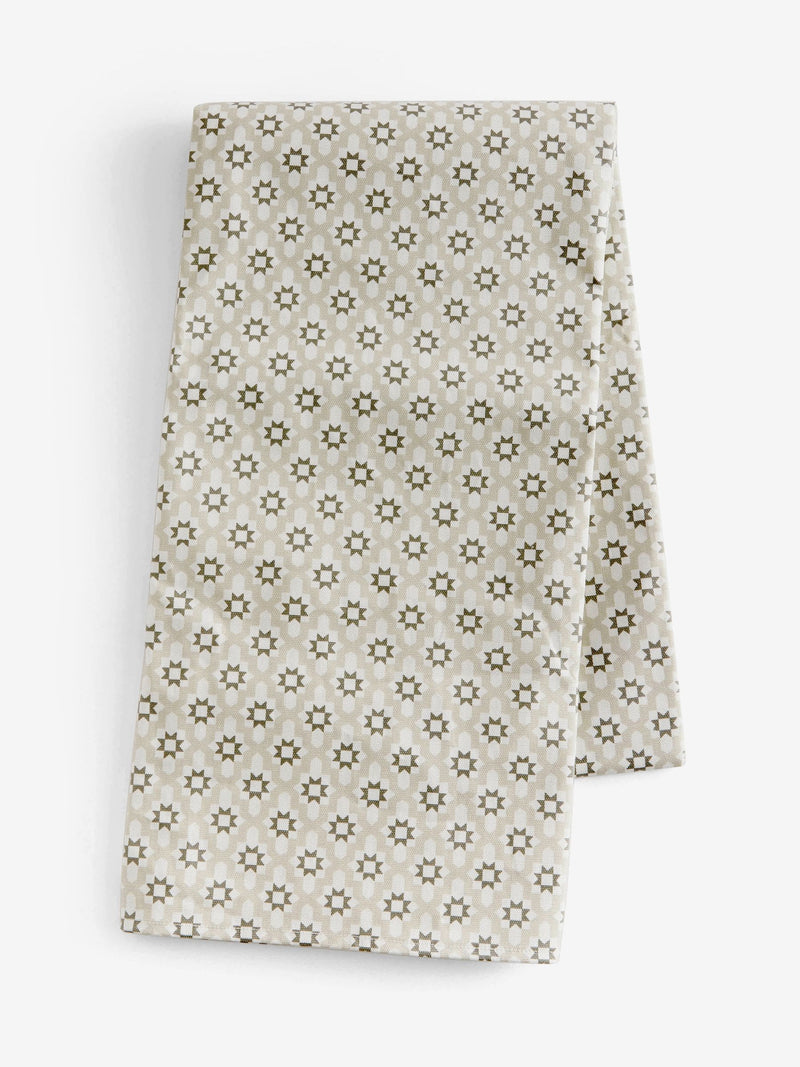 Natural micro tile wipe clean tablecloth - British product