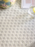 Natural micro tile wipe clean tablecloth - British product