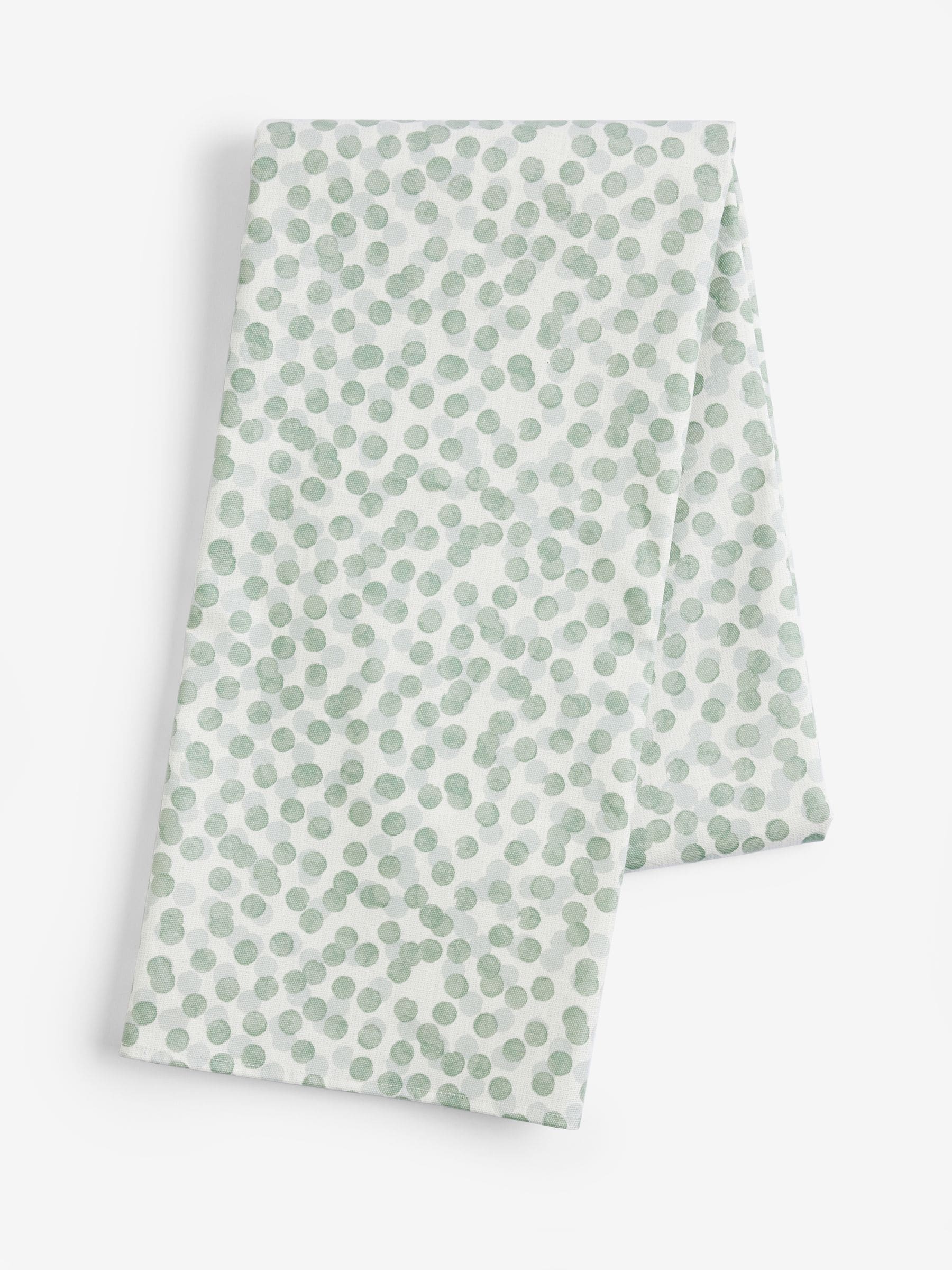 Grey spot wipe clean tablecloth, UK version