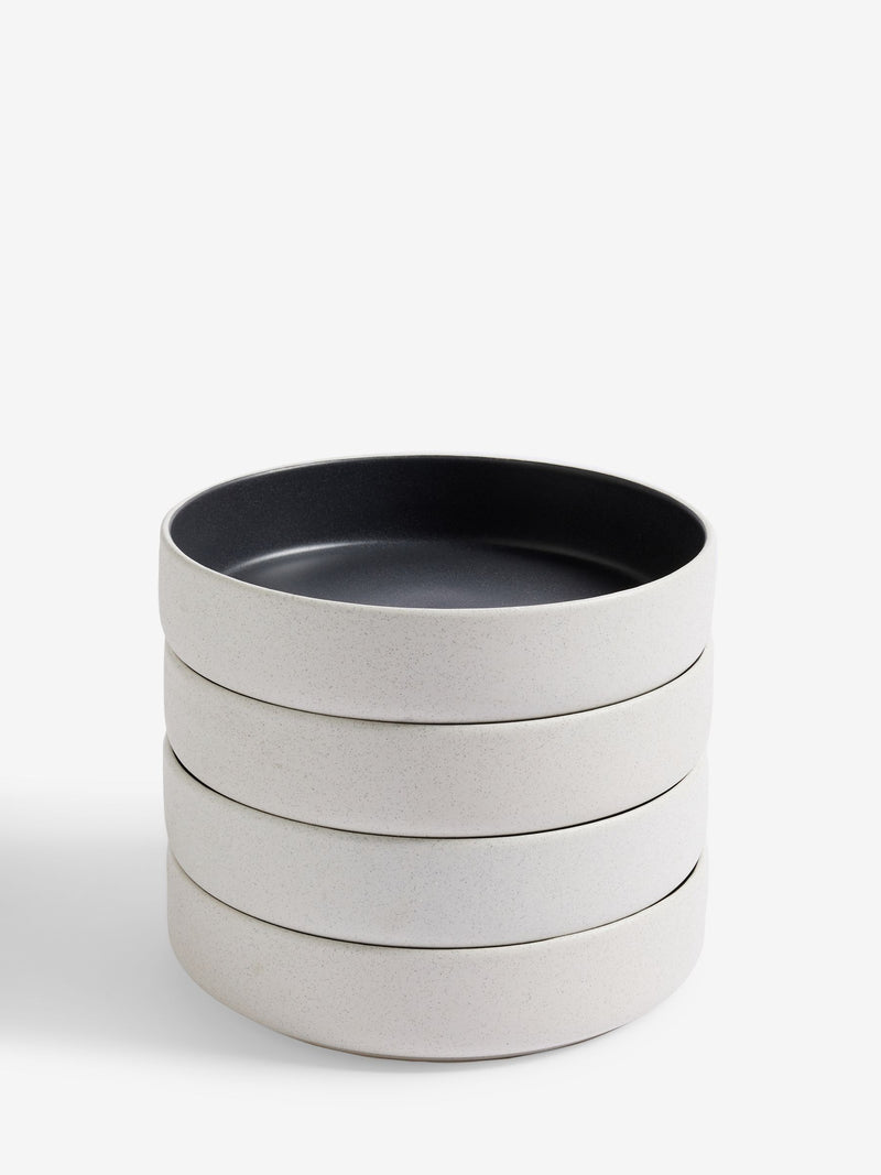 Otis black pasta bowls set of 4, UK version