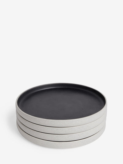 Next Otis Black Side Plates Stoneware Set of 4- Buy online at McGrocer