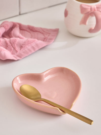 Next Pink Heart Shaped Spoon Rest- Buy online at McGrocer