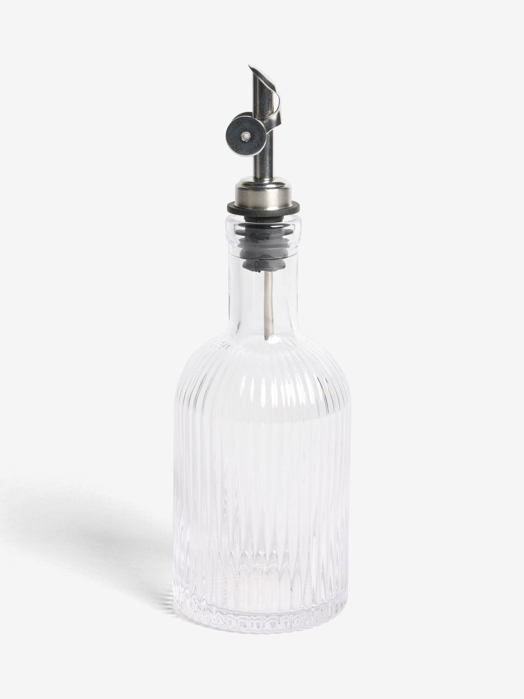 Clear Hollis Glass Oil Bottle