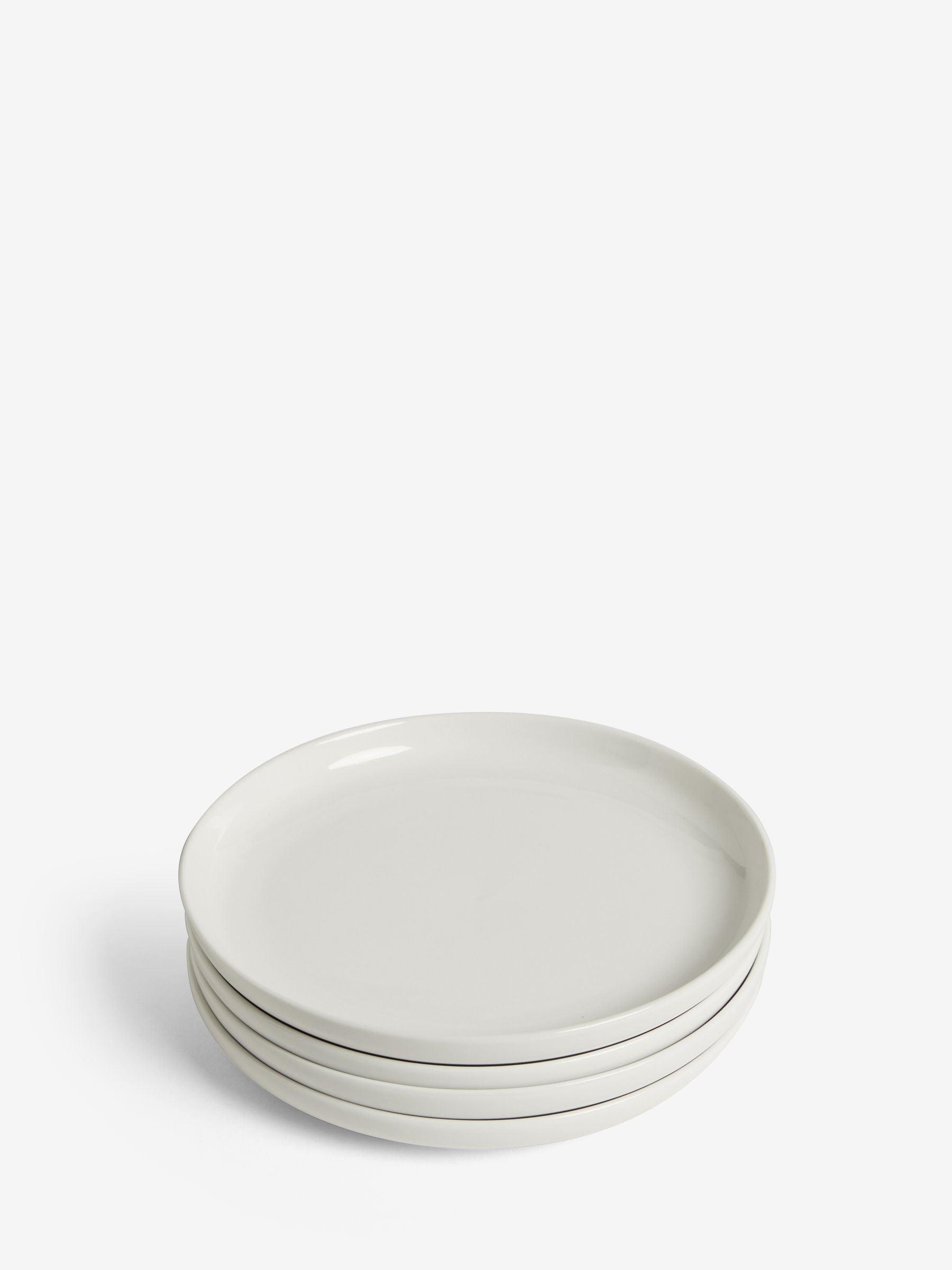 White Moderna side plates set of 4 (British brand)