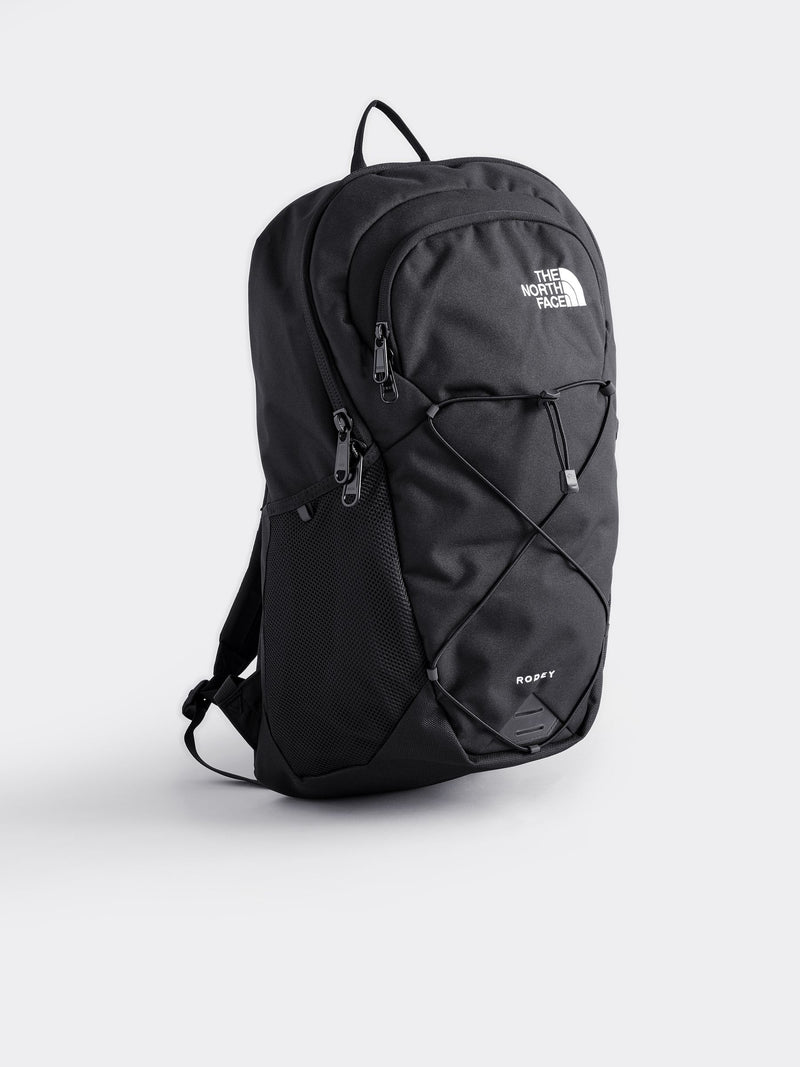 The North Face black Rodey backpack with laptop sleeve - British product