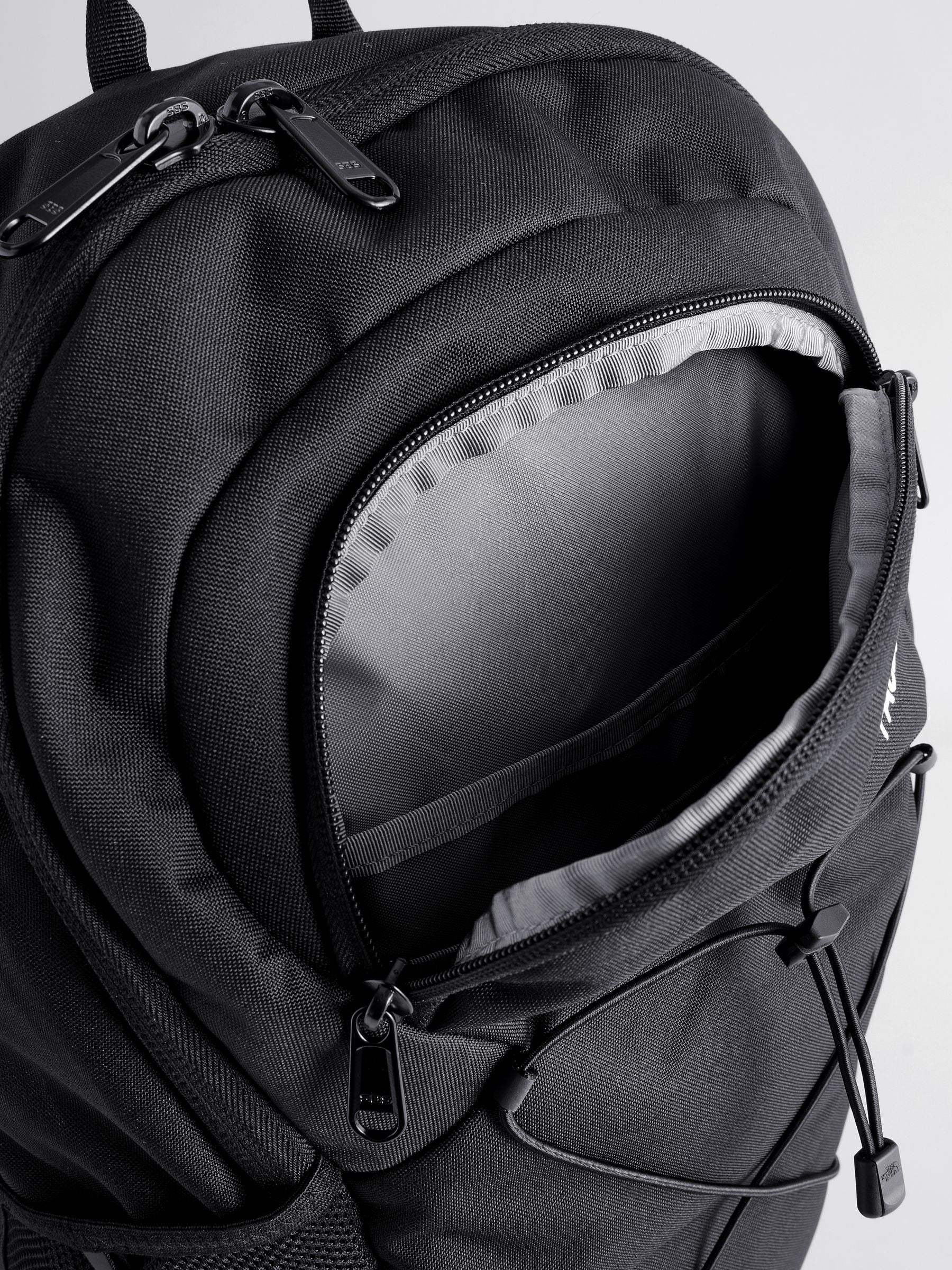 The North Face black Rodey backpack with laptop sleeve - British product