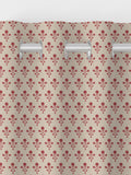Emily Bond Swiss Red Hawthorn made to measure curtains (British brand)