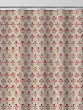 Emily Bond Swiss Red Hawthorn made to measure curtains (British brand)