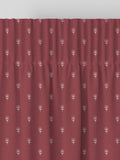 Emily Bond Wild Thyme burgundy red curtains, imported from the UK