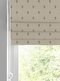 Emily Bond roman blind Charcoal Grey Wild Thyme - British product