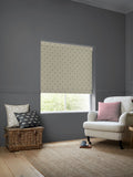 Emily Bond roman blind Charcoal Grey Wild Thyme - British product